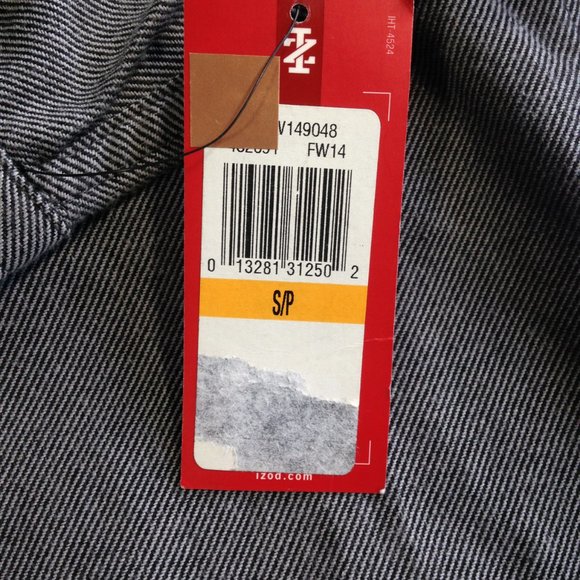 Mens IZOD Thick Cotton Fall Shirt Gray NEW WITH TAGS ships from Canada - Small - Picture 8 of 10
